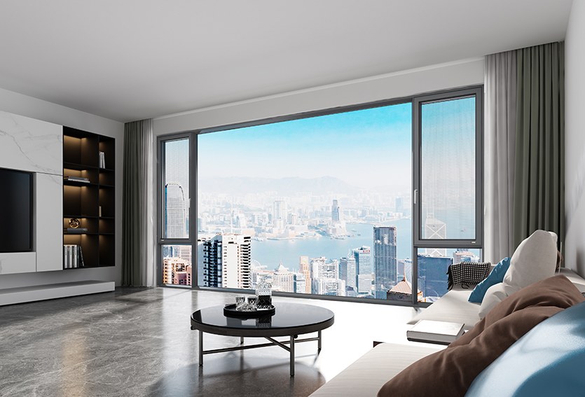 极景P6外开窗客厅应用场景